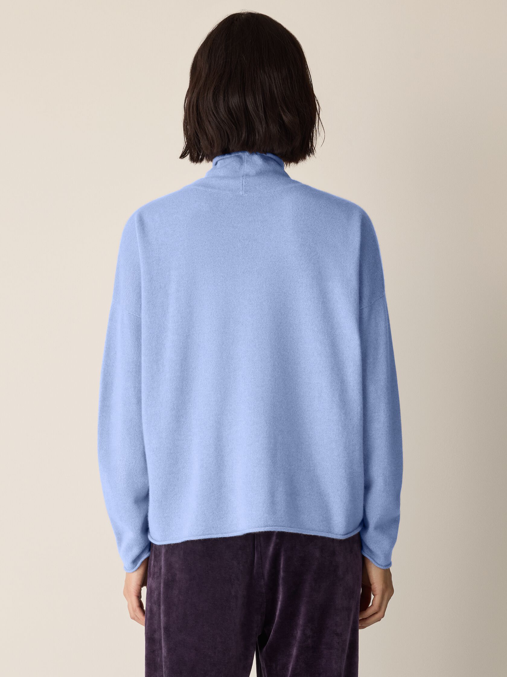 Italian Cashmere Turtleneck Top