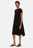 Viscose Jersey Crew Neck Dress