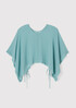 Sheer Silk Georgette Poncho