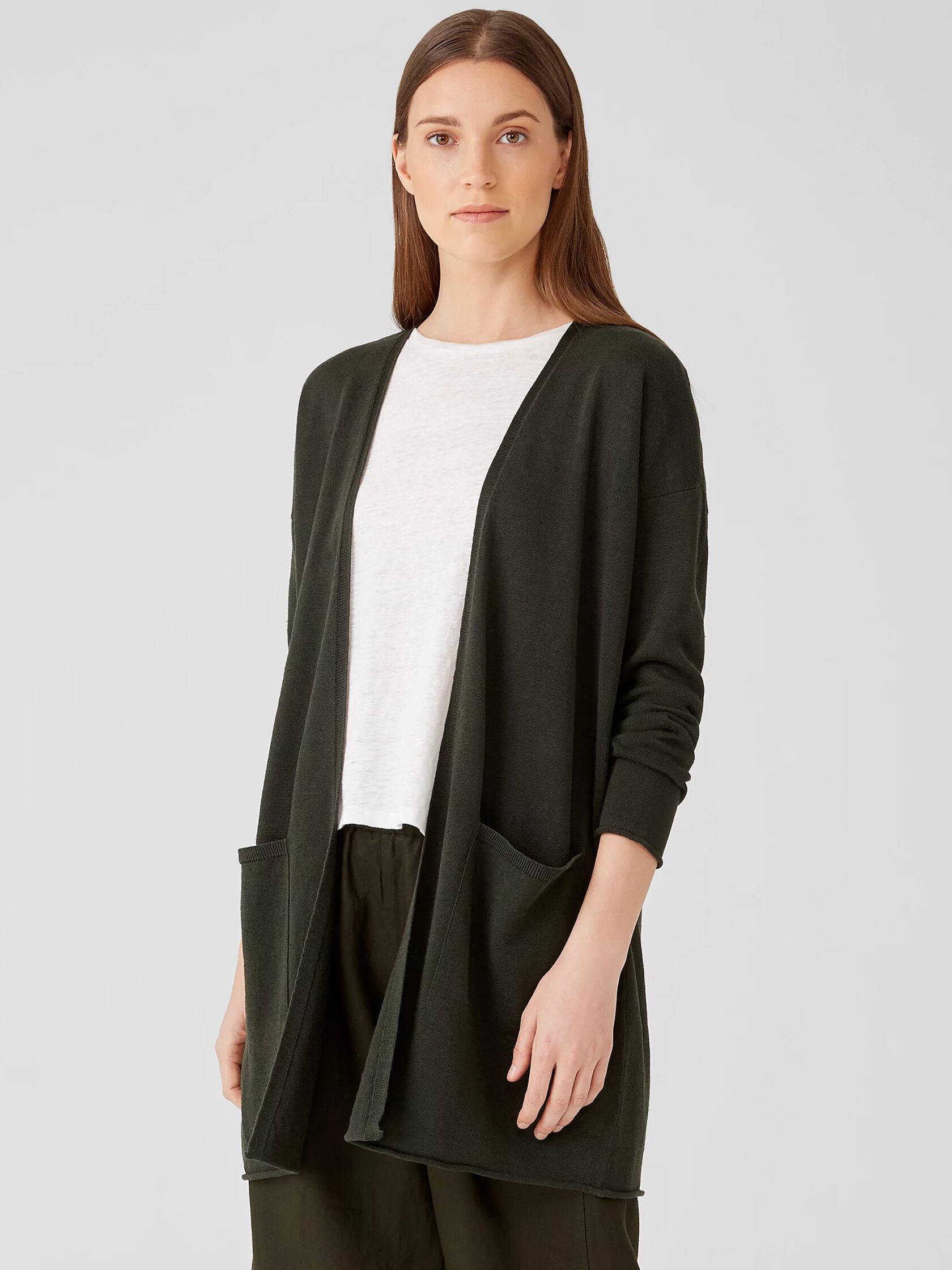 Organic Linen Cotton Cardigan