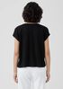 Organic Linen Jersey V-Neck Tee