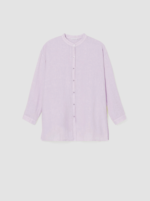 Garment-Dyed Organic Handkerchief Linen Shirt