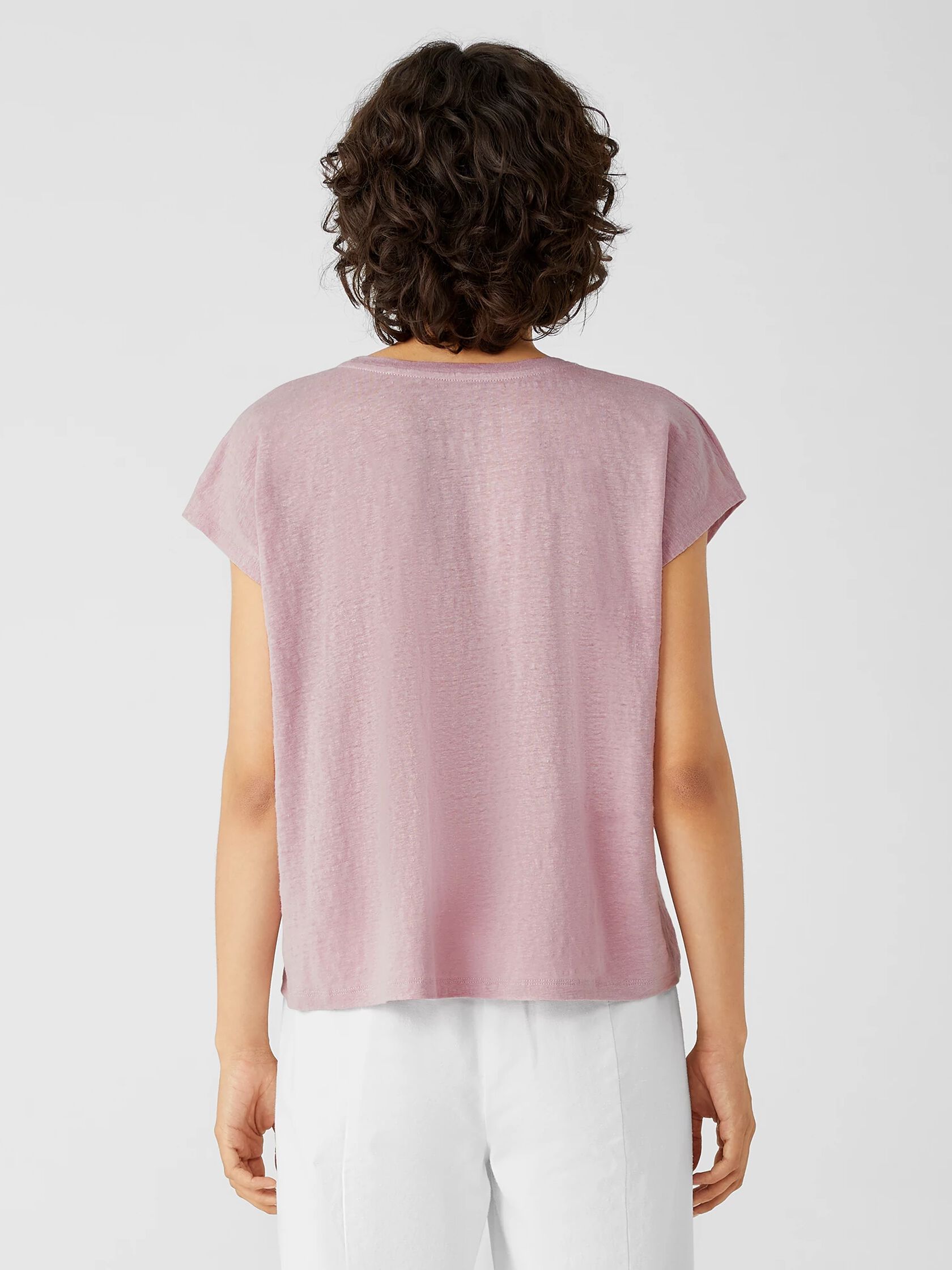 Organic Linen Jersey Square Top