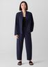 Organic Cotton Pucker High Collar Jacket