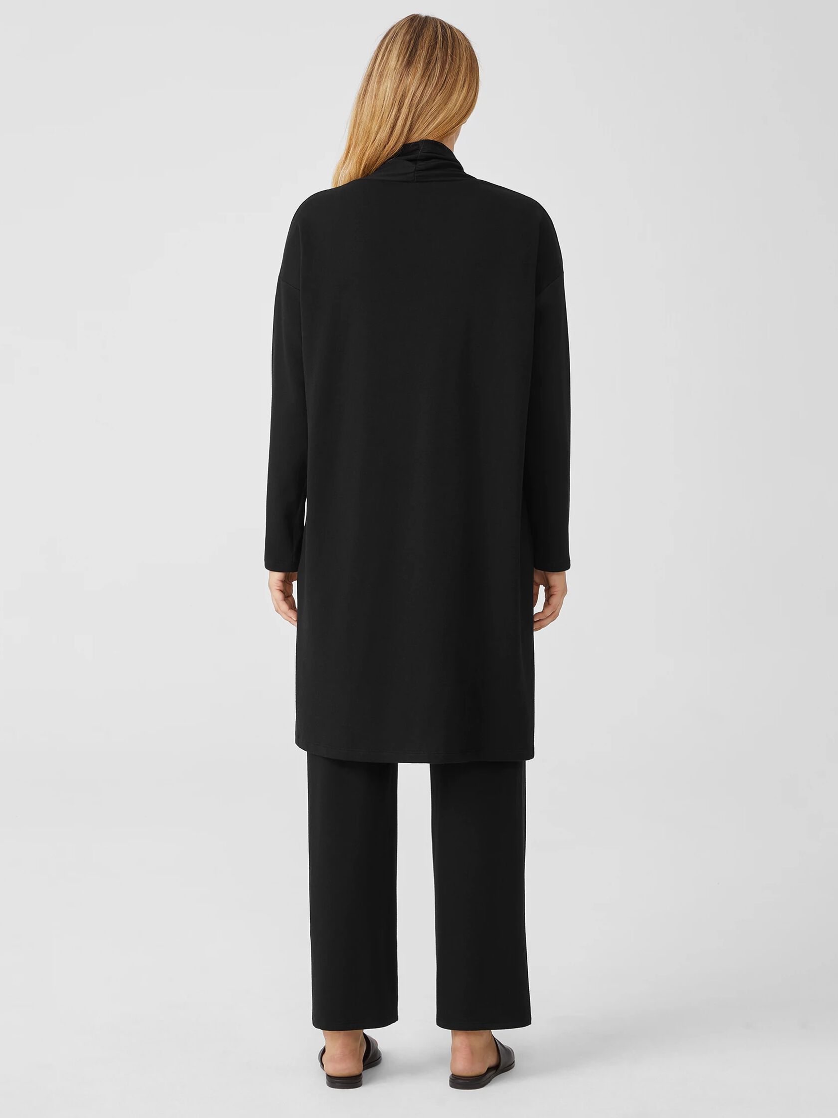 Cozy Brushed Terry Long Jacket