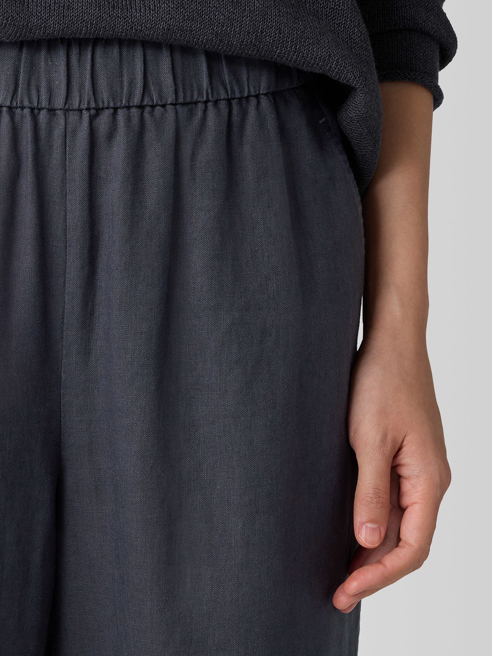 Organic Linen Tapered Pant