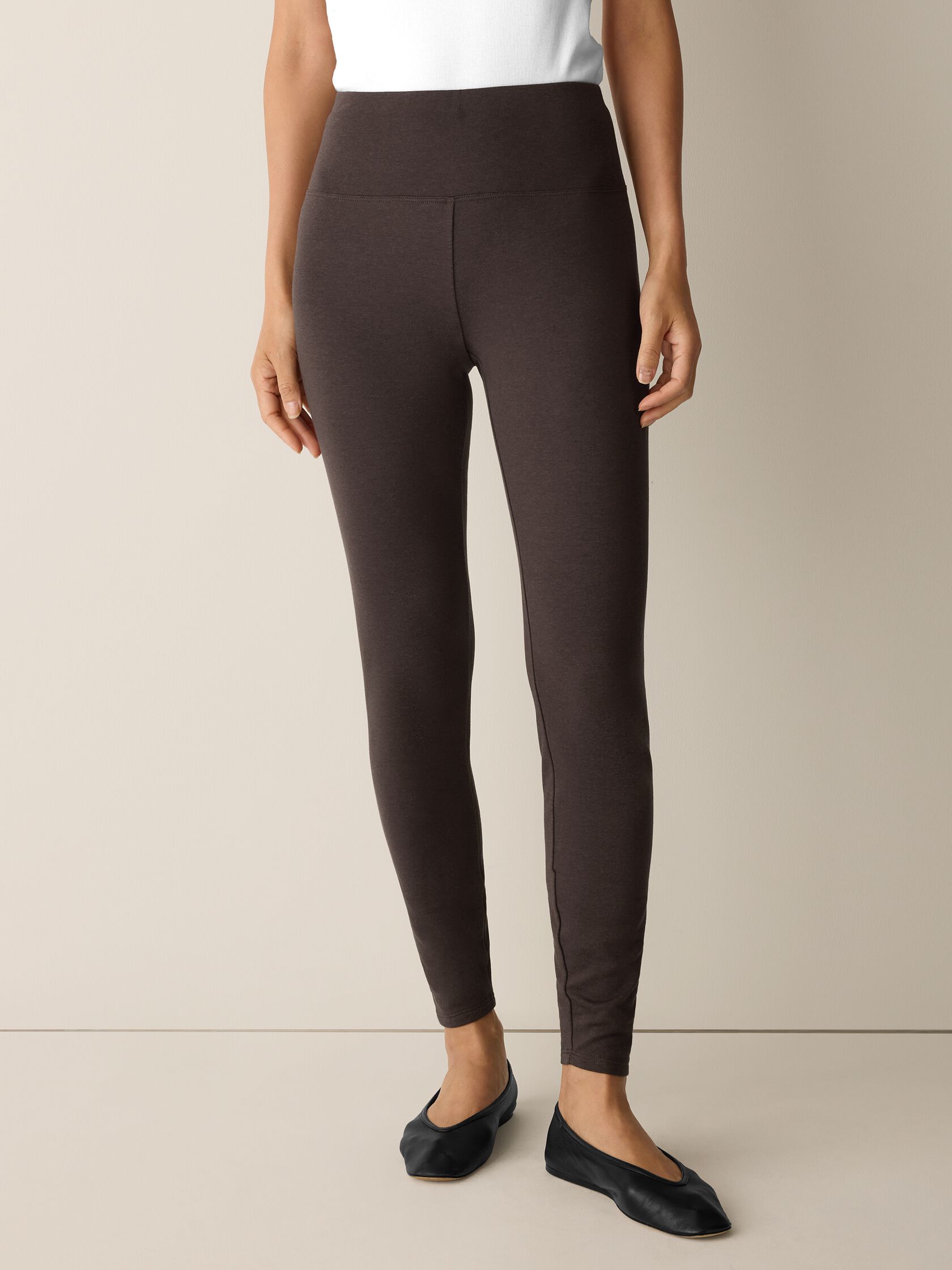 Cozy Brushed Terry Hug High-Waisted Leggings
