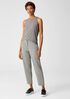 Sueded Cupro Knit Slim Tank
