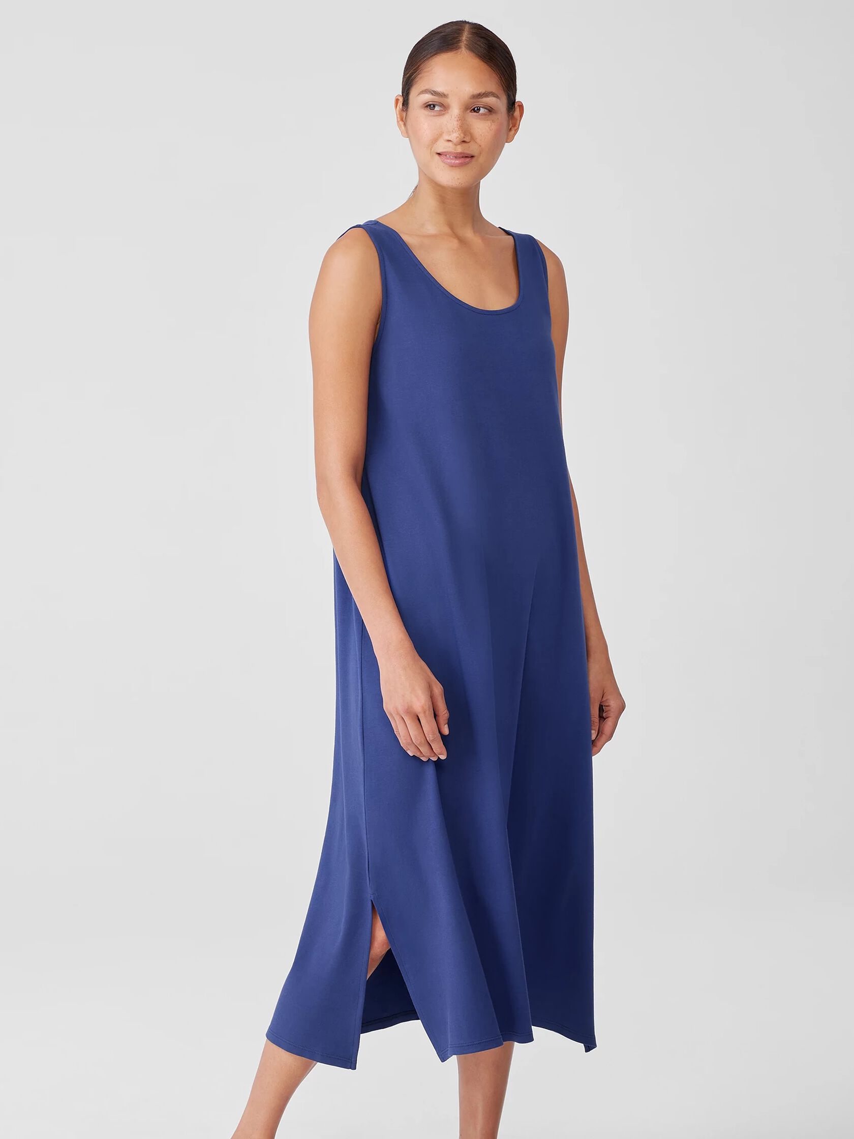 Organic Cotton Interlock Tank Sleep Dress