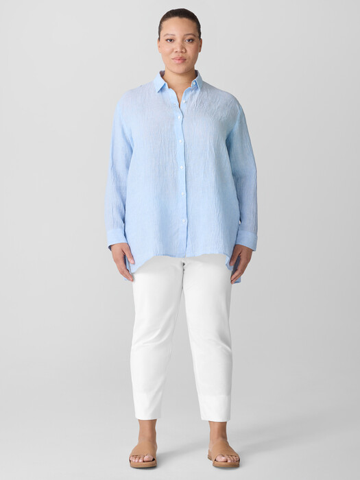 Washable Stretch Crepe Slim Pant