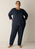 Organic Pima Cotton Jersey 3/4-Sleeve Tee