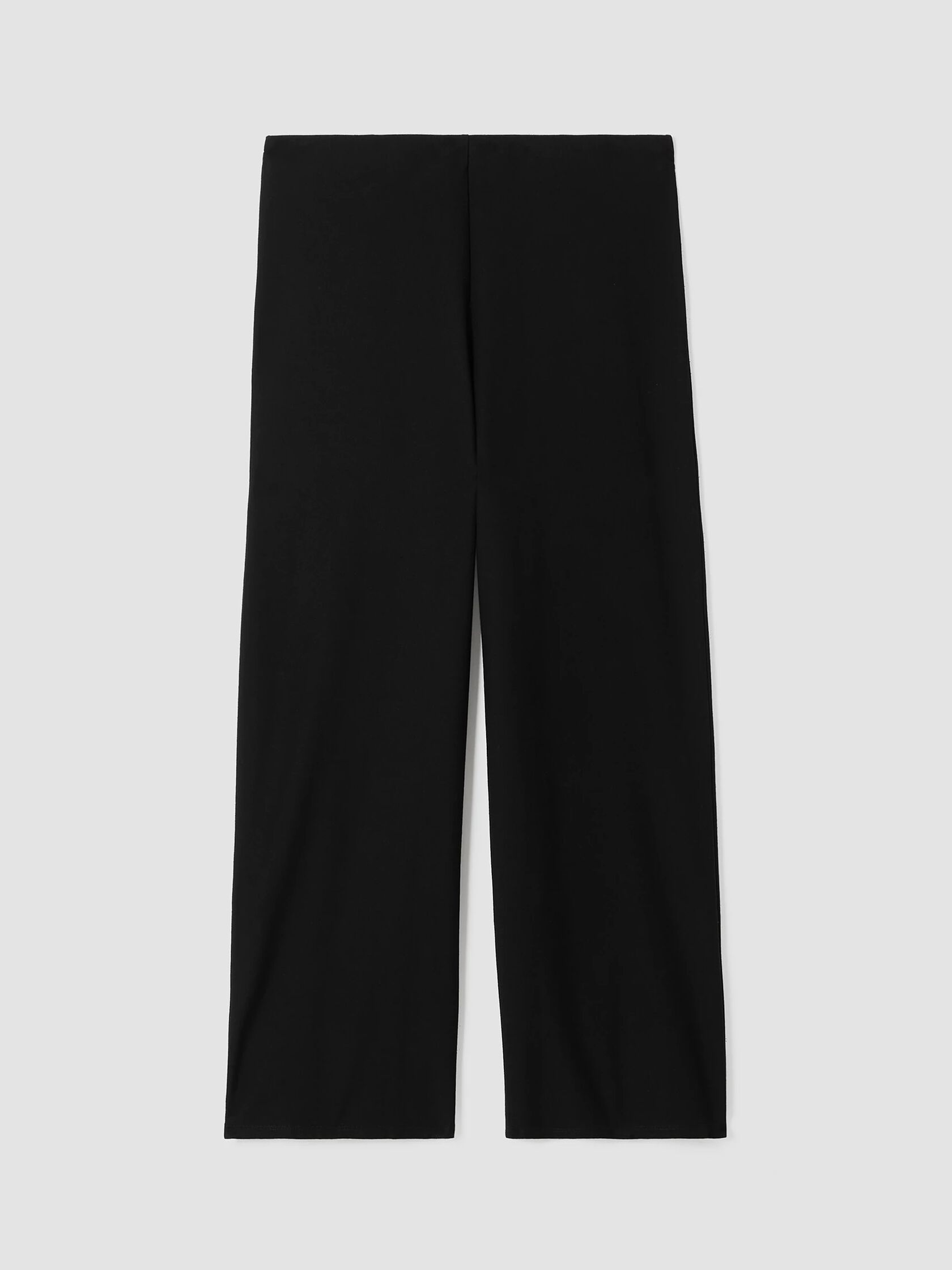 Washable Stretch Crepe Wide-Leg Pant