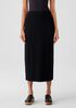 Merino Slim Pencil Skirt in Regenerative Wool