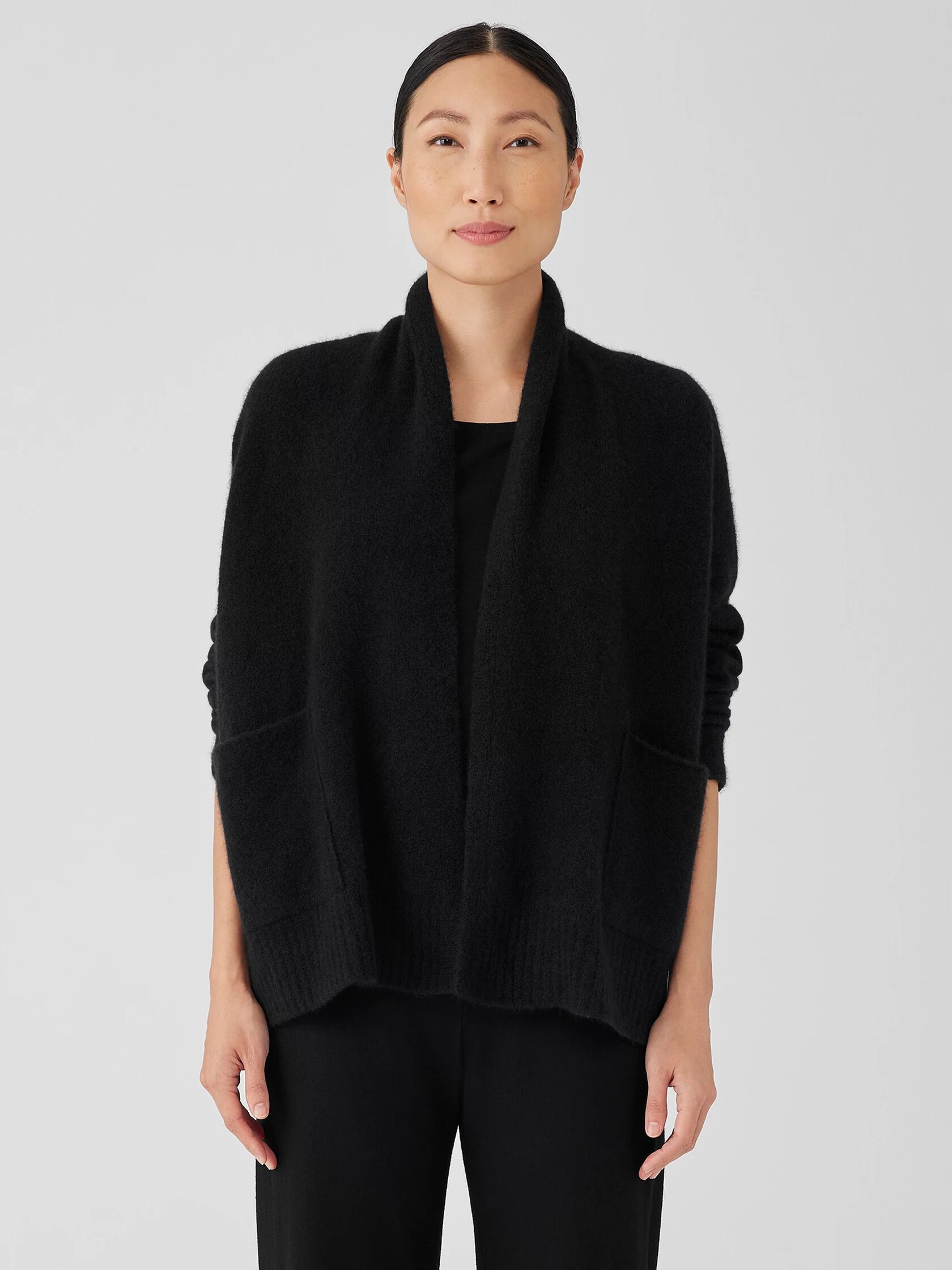 Cashmere Silk Bliss Shawl Collar Cardigan