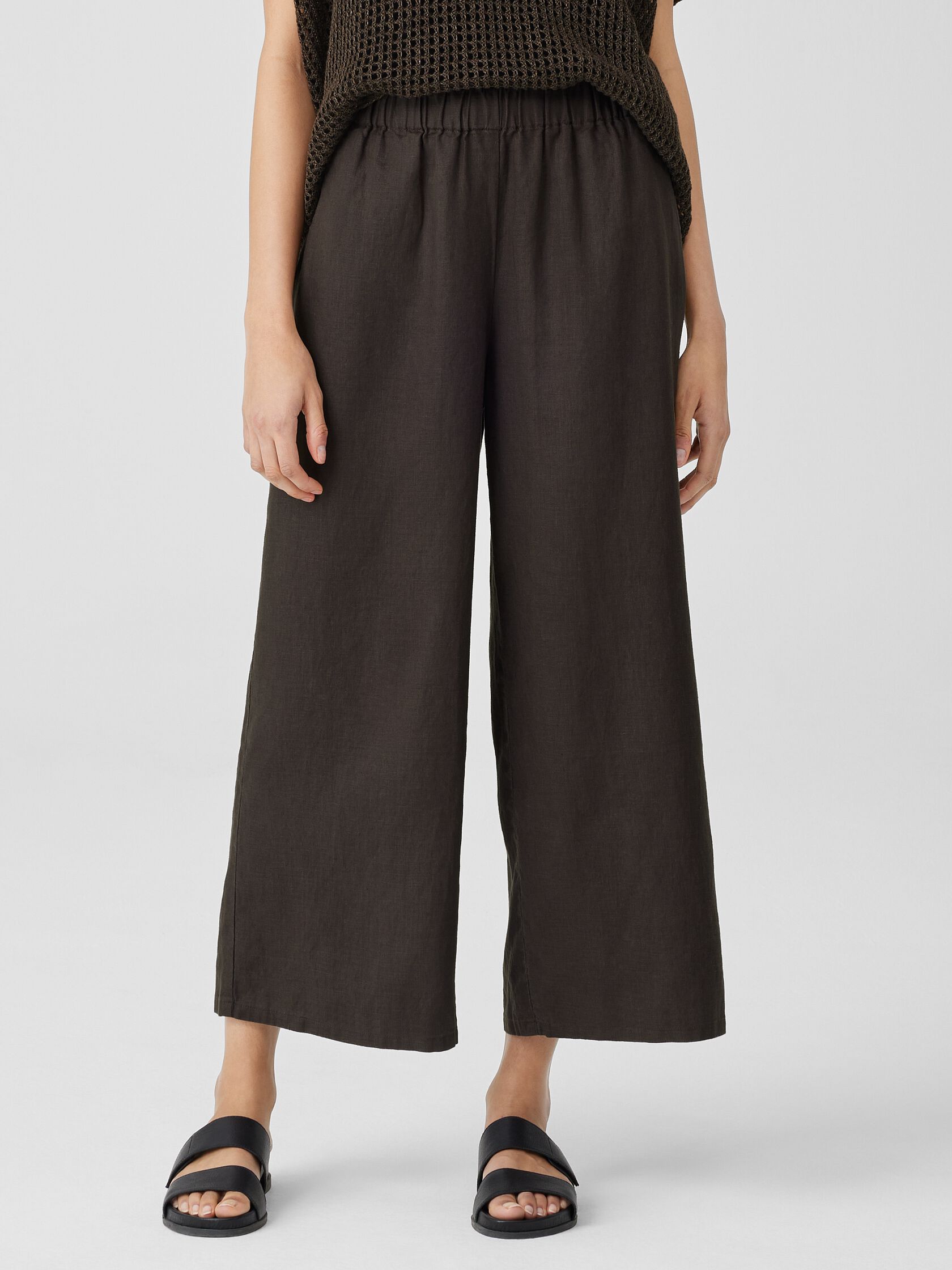 Organic Linen Wide-Leg Pant