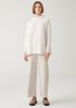 Peruvian Organic Cotton Blend Wide-Leg Pant