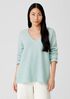 Cashmere Silk Bliss V-Neck Top