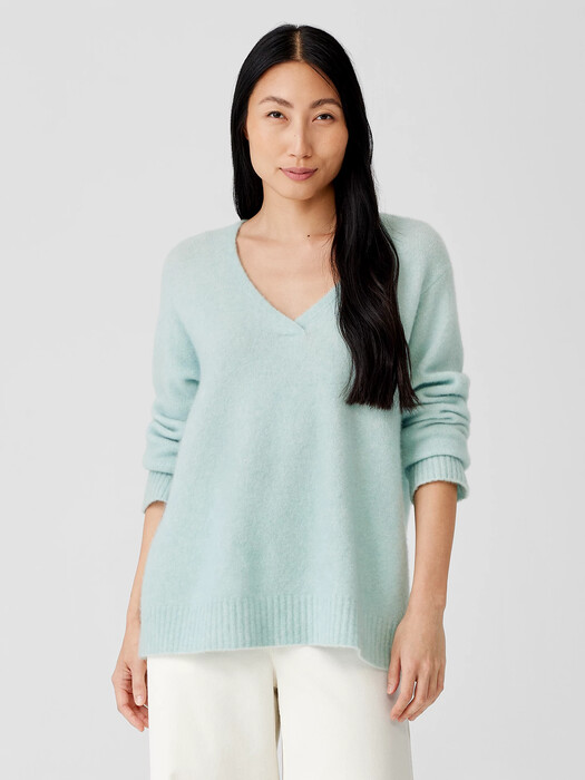 Cashmere Silk Bliss V-Neck Top