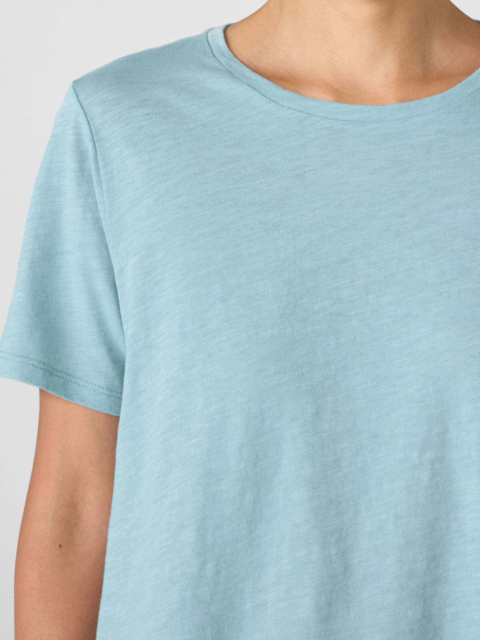 Organic Cotton Slubby Jersey Tee