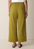 Organic Cotton Pucker Wide-Leg Pant