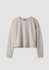 Garment-Dyed Organic Cotton Terry Cropped Box-Top