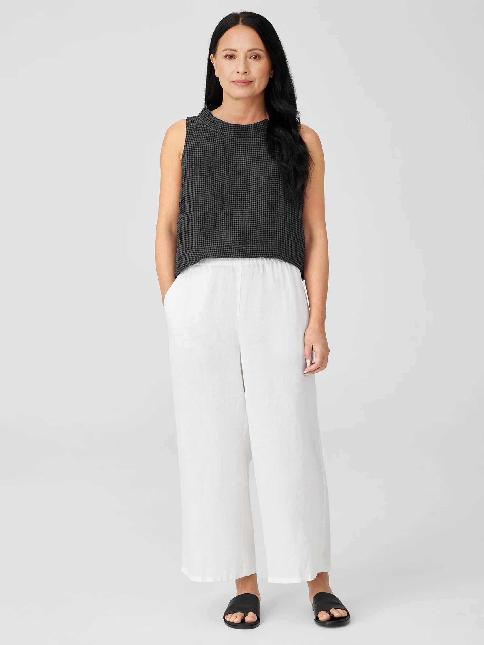 Organic Linen Wide-Leg Pant