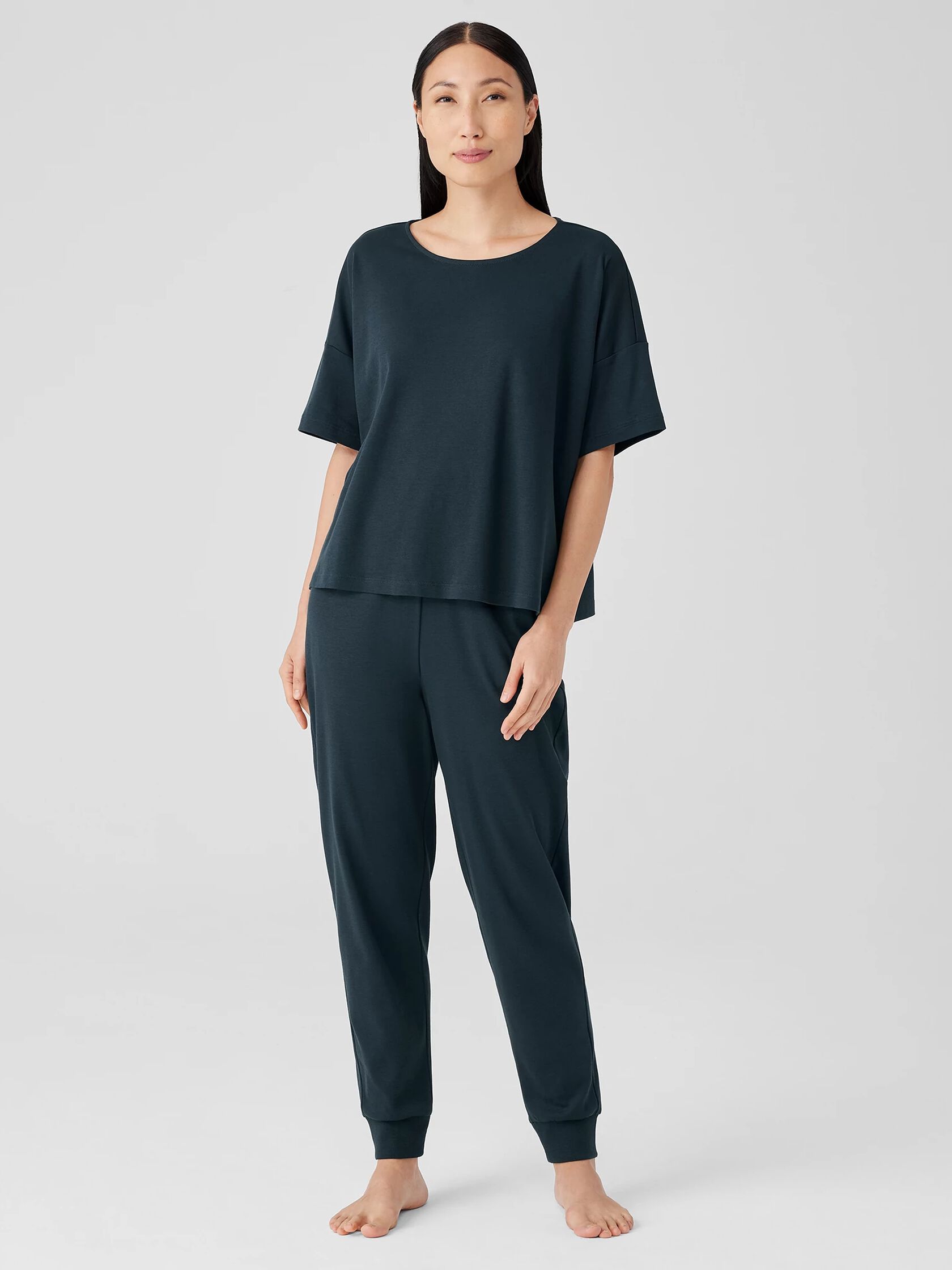 Organic Cotton Interlock Sleep Tee