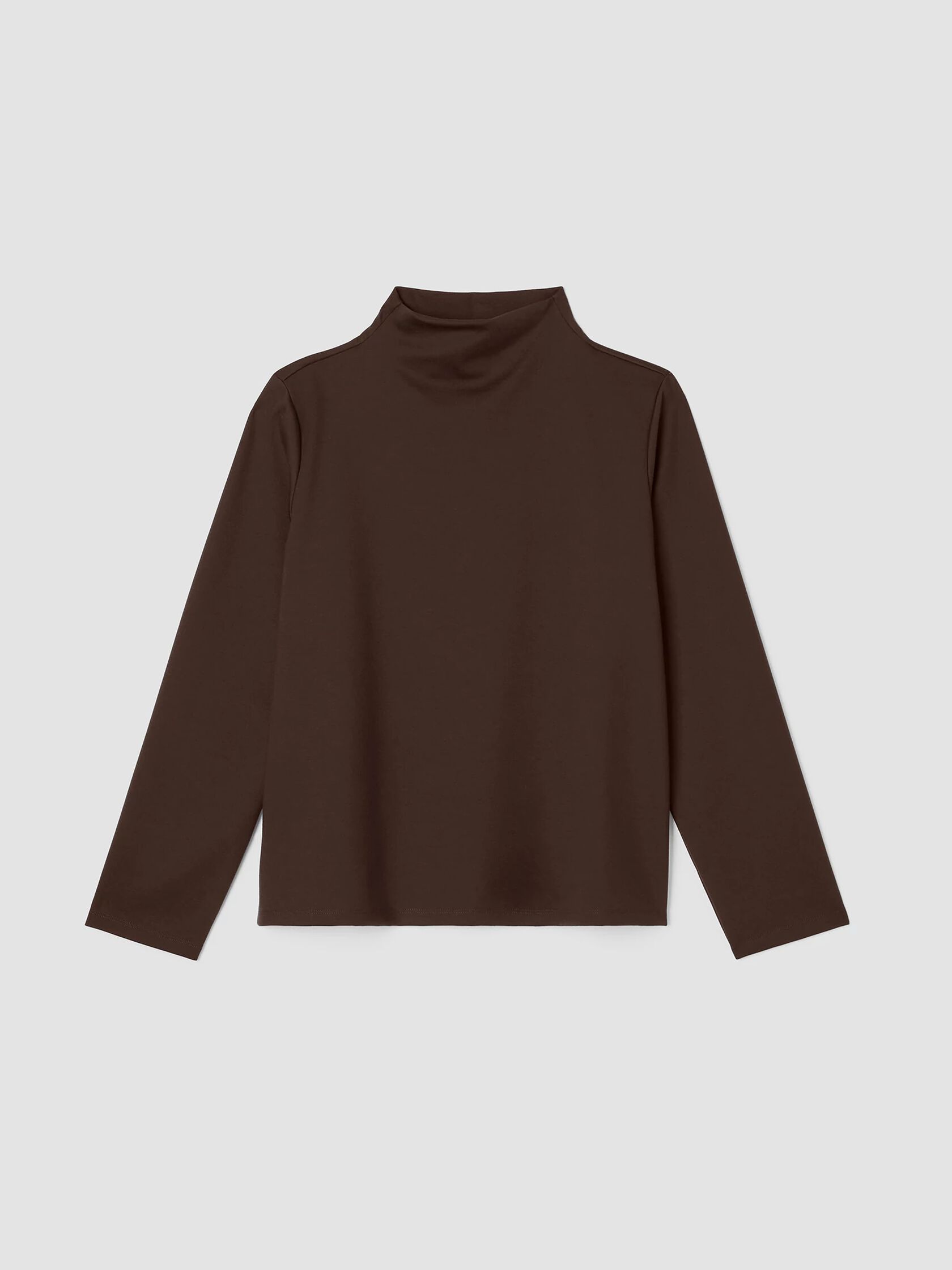 Lightweight Ponte Funnel Neck Top