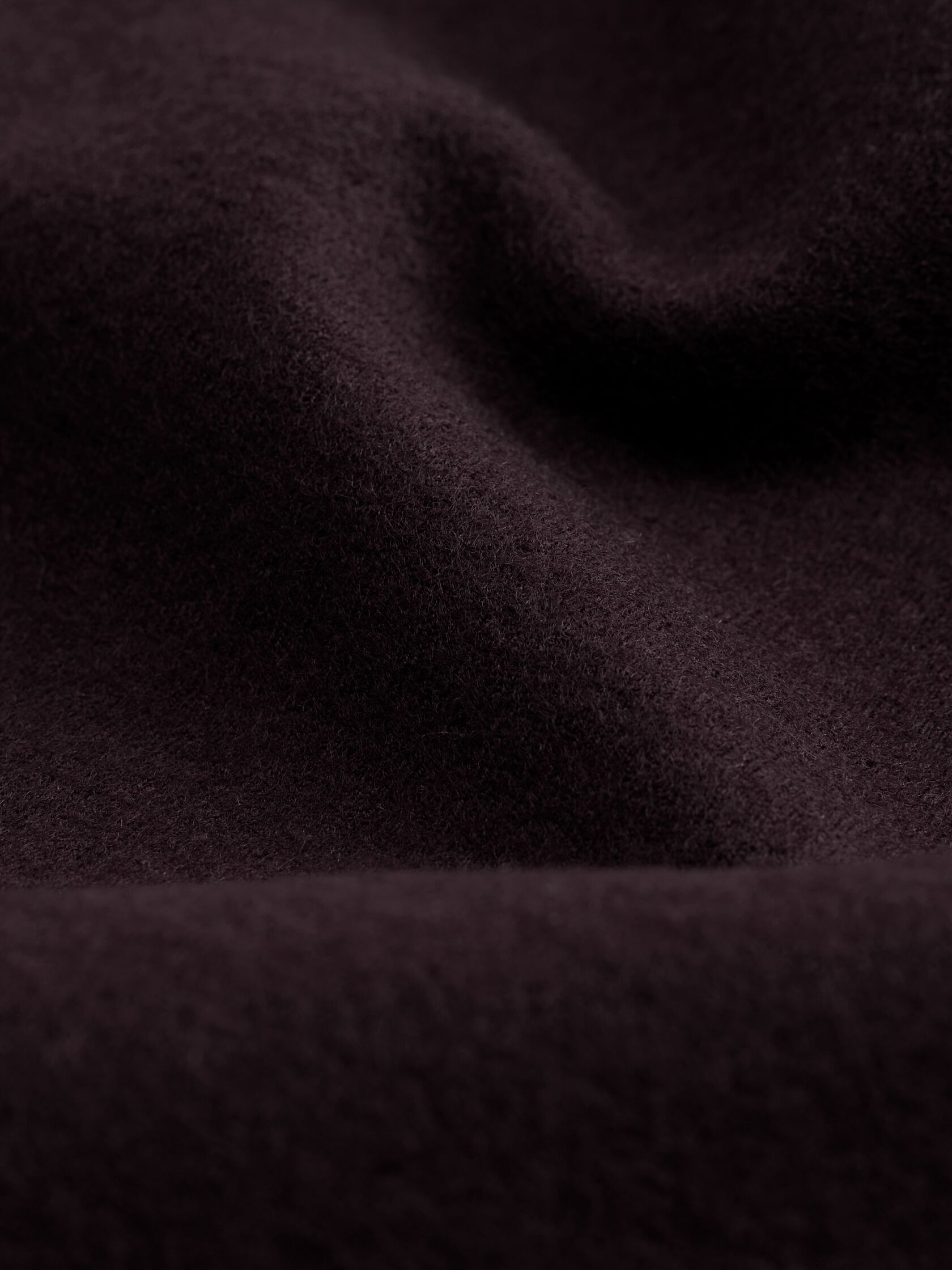 Felted Wool Jersey Full-Length Straight Trouser in Regenerative Wool