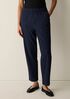 Organic Cotton Pucker Check Tapered Pant