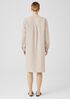 Organic Linen Mandarin Collar Dress