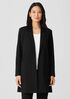 Cotton Ponte Long Blazer