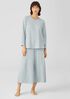 Slubby Organic Cotton V-Neck Sleep Top