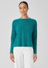 Organic Cotton Chenille Crew Neck Top