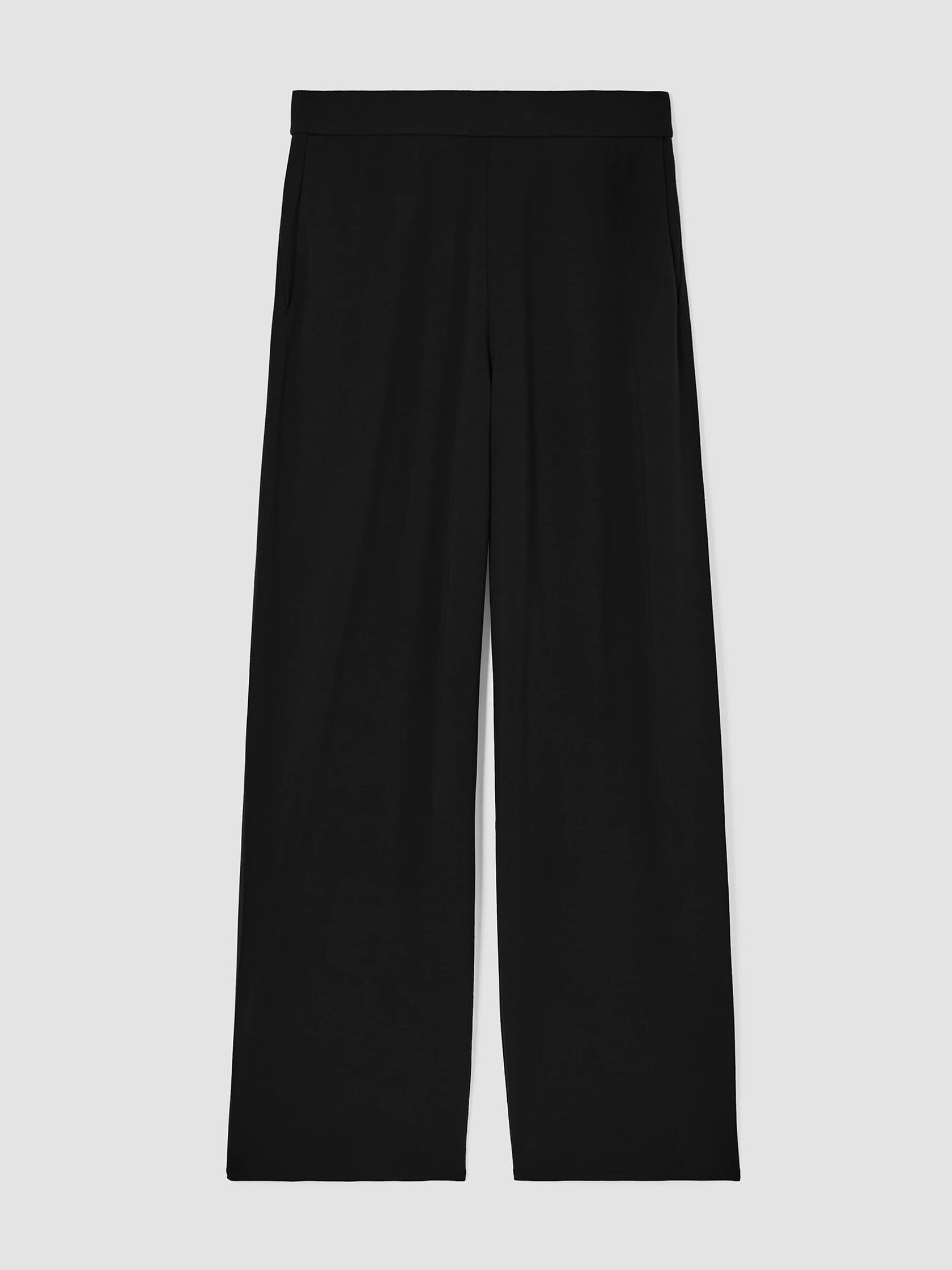 Stretch Jersey Knit Straight Pant