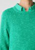Organic Linen Cotton Slub Crew Neck Top