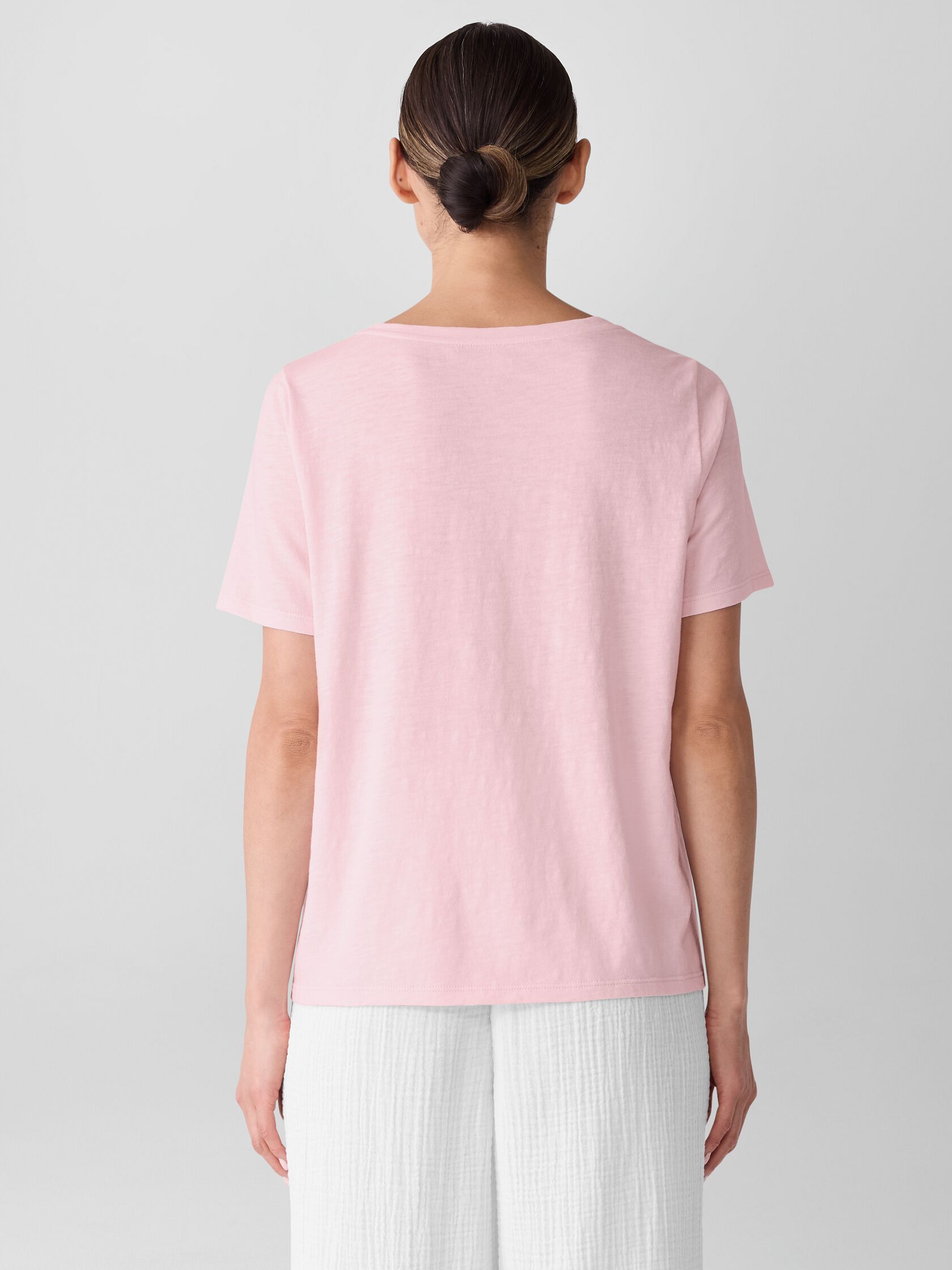Organic Cotton Slubby Jersey Pocket Tee