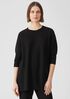 Washable Wool Stitch Top in Regenerative Wool
