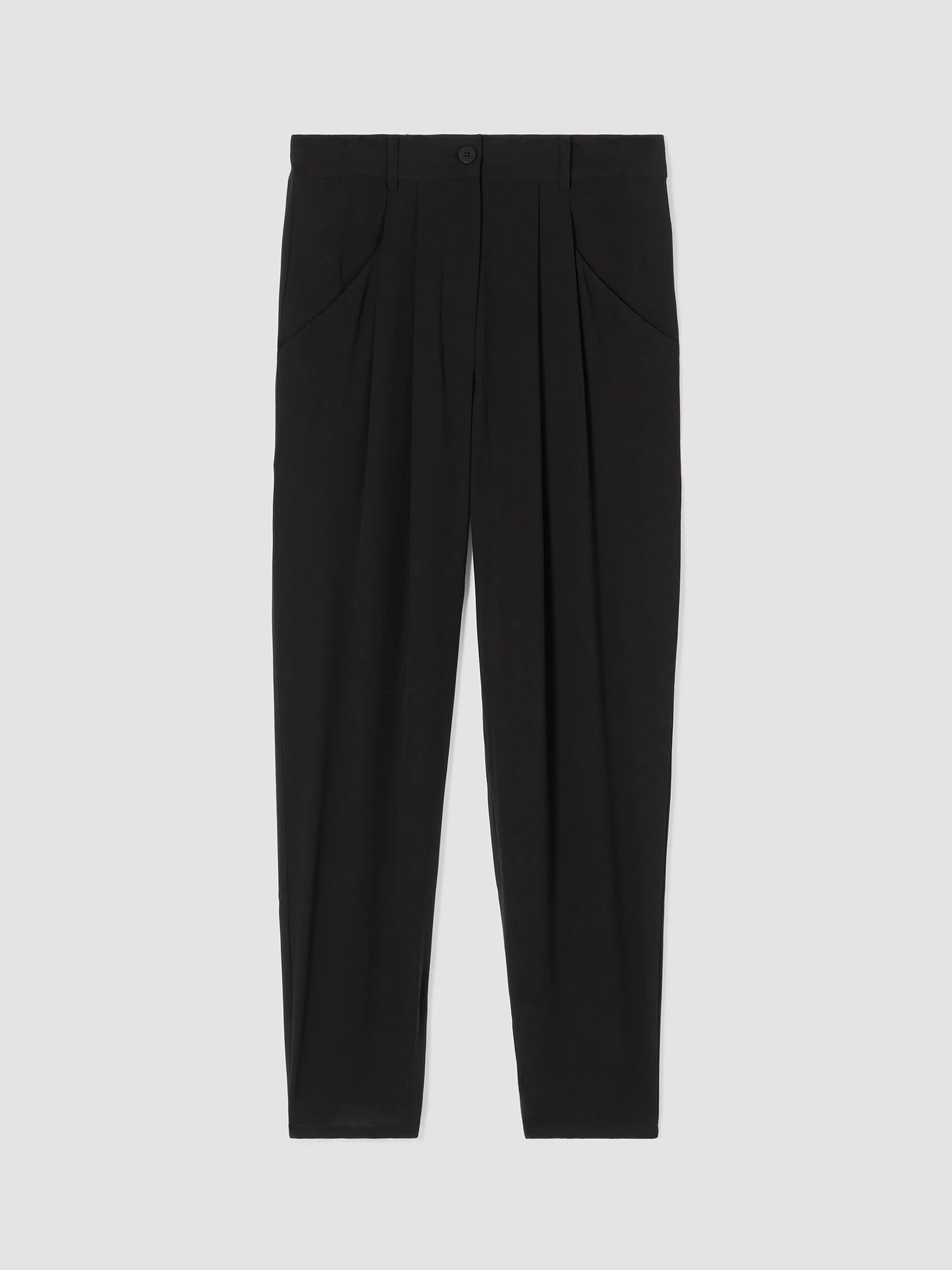 Silk Georgette Crepe Carrot Pant