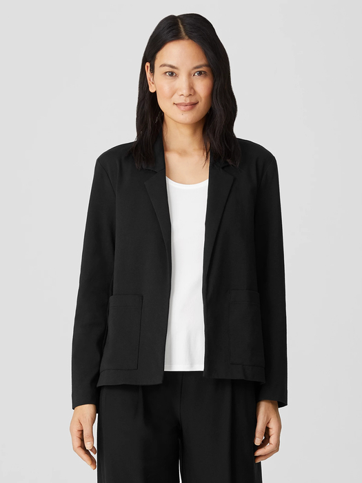 Cotton Ponte Blazer