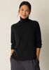 Italian Cashmere Turtleneck Top