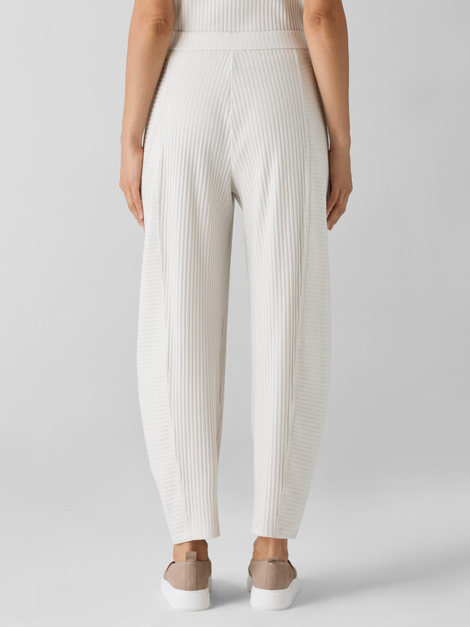 Textured Stretch Rib Lantern Pant