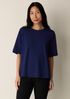 Extra-Fine Ponte Crew Neck Tee