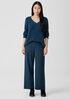 Washable Flex Ponte Wide-Leg Pant