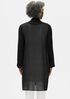 Sheer Silk Georgette High Collar Jacket
