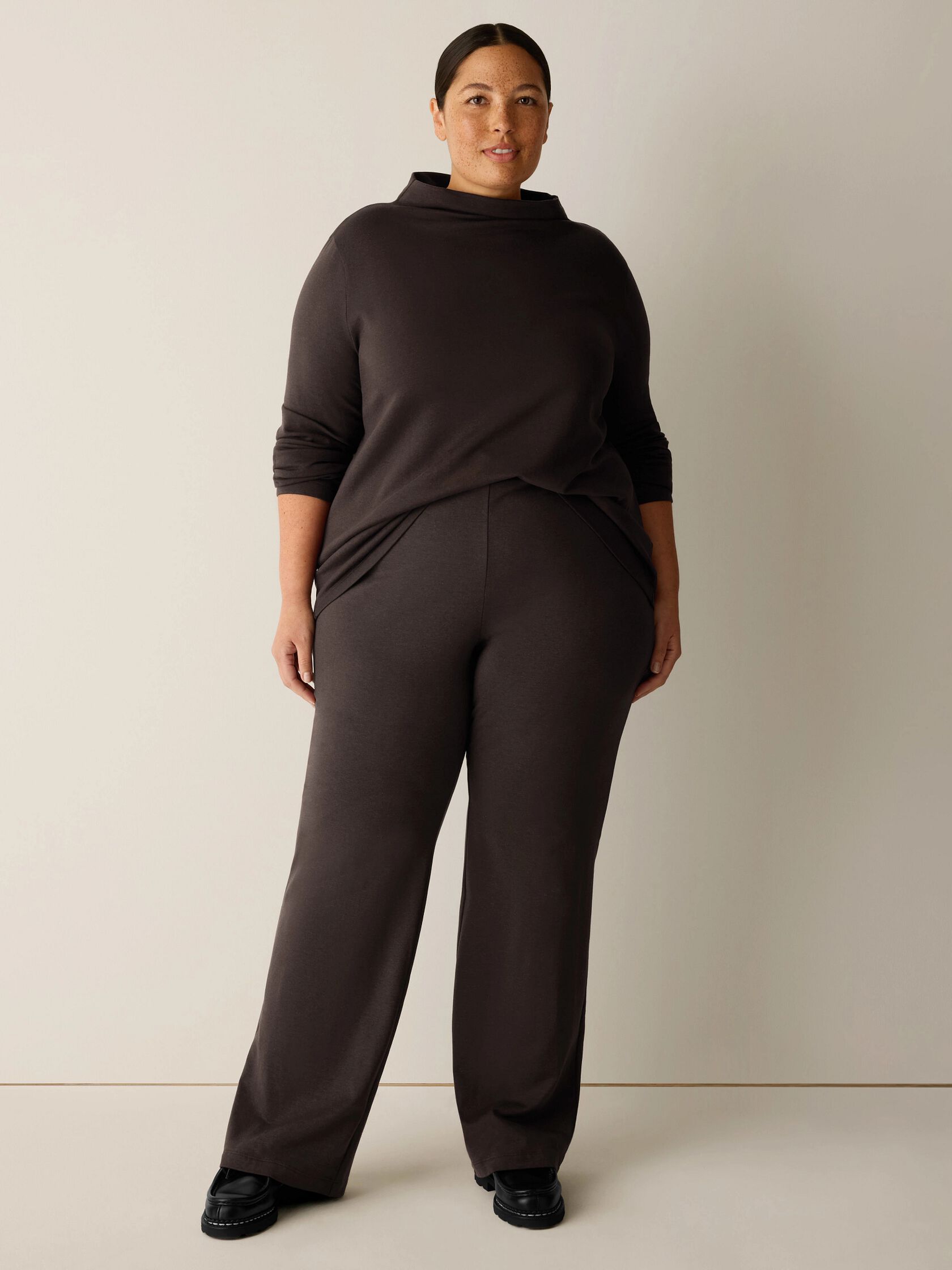 Cozy Brushed Terry Hug Kick Pant