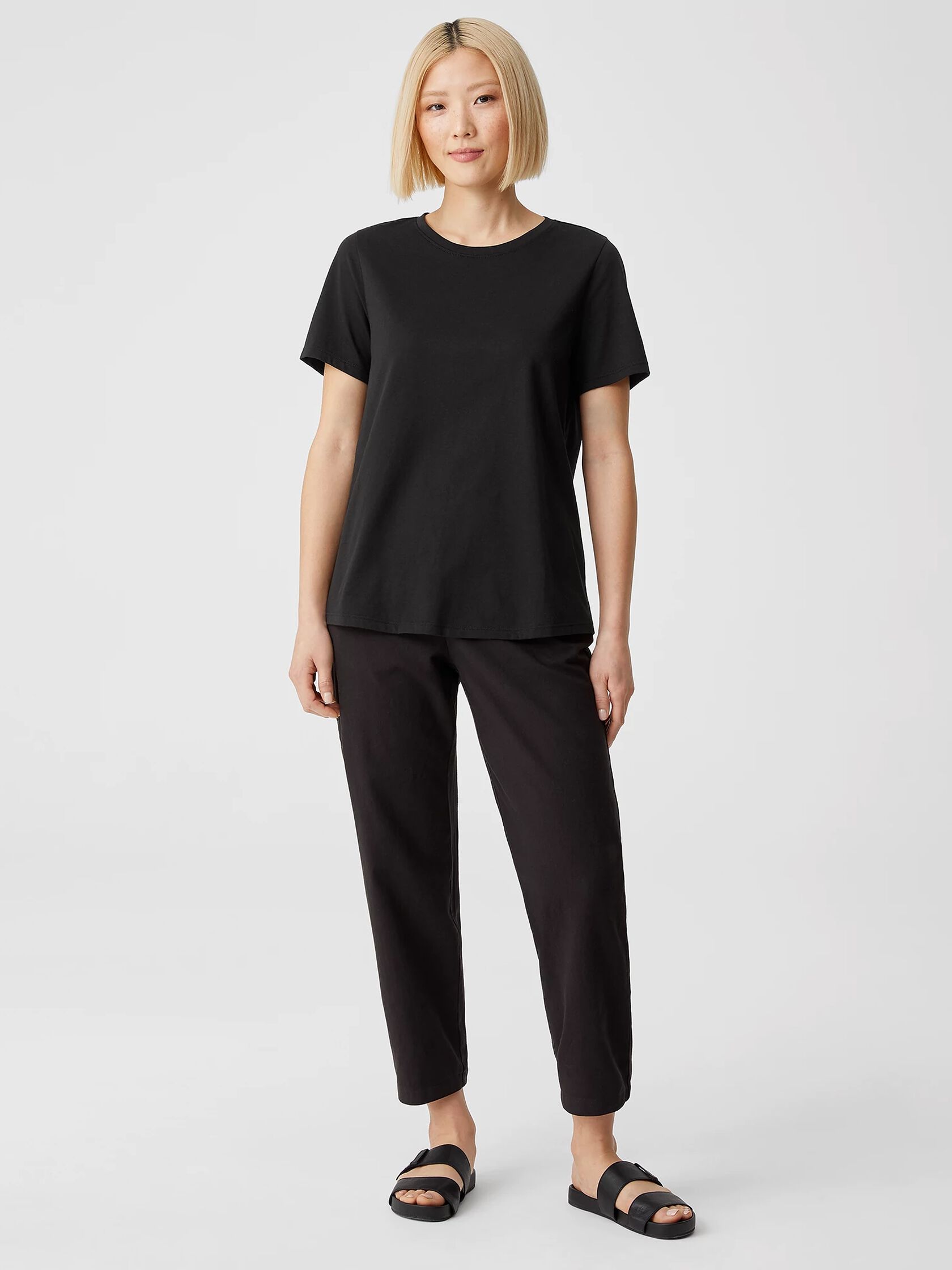 Organic Pima Cotton Jersey Short-Sleeve Tee