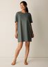 Organic Cotton Interlock Crew Neck Sleep Dress