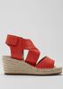 Willow Tumbled Leather Wedge Espadrille