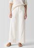 Undyed Utility Organic Cotton Wide-Leg Cargo Pant